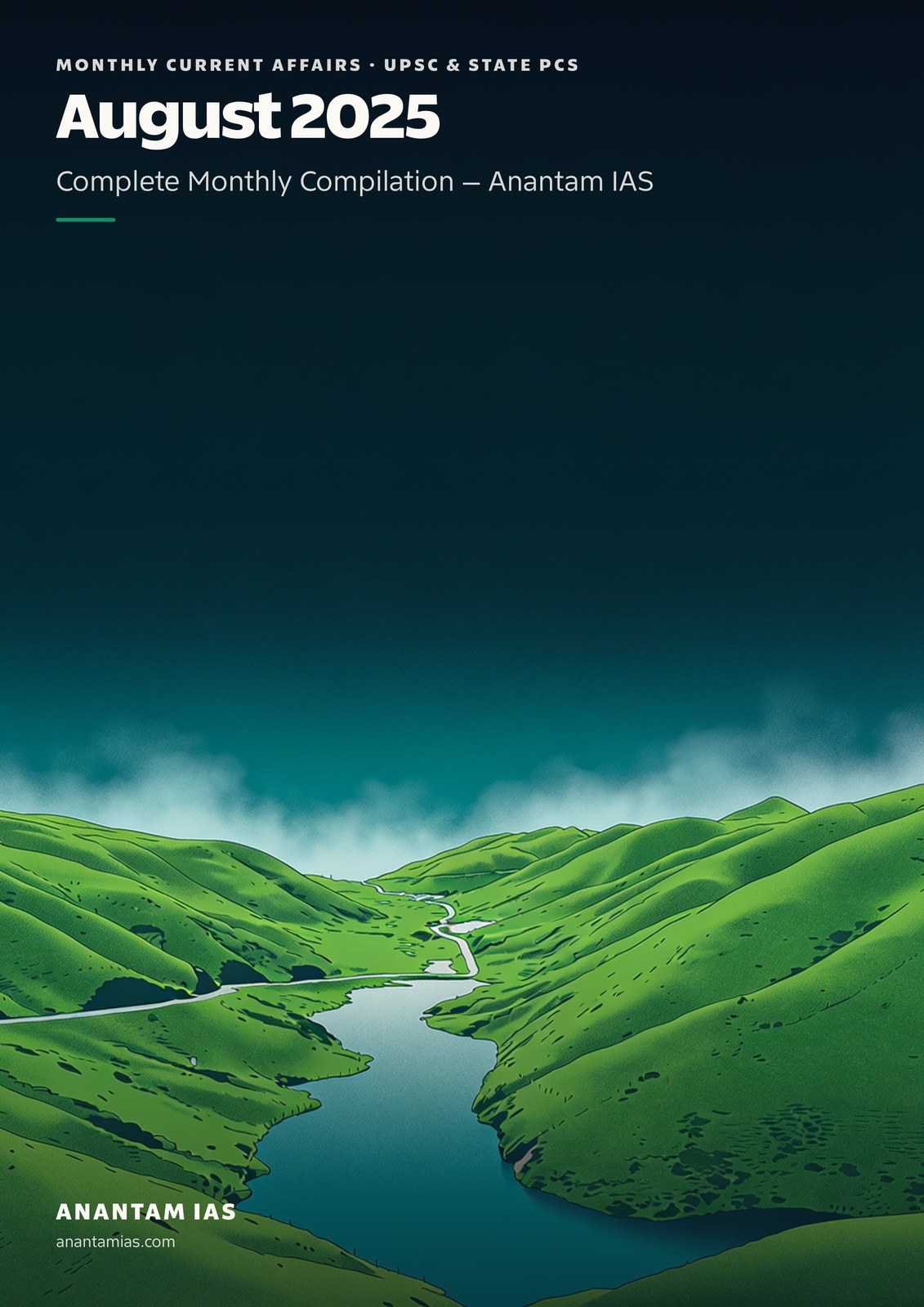 August 2025 Monthly Current Affairs PDF