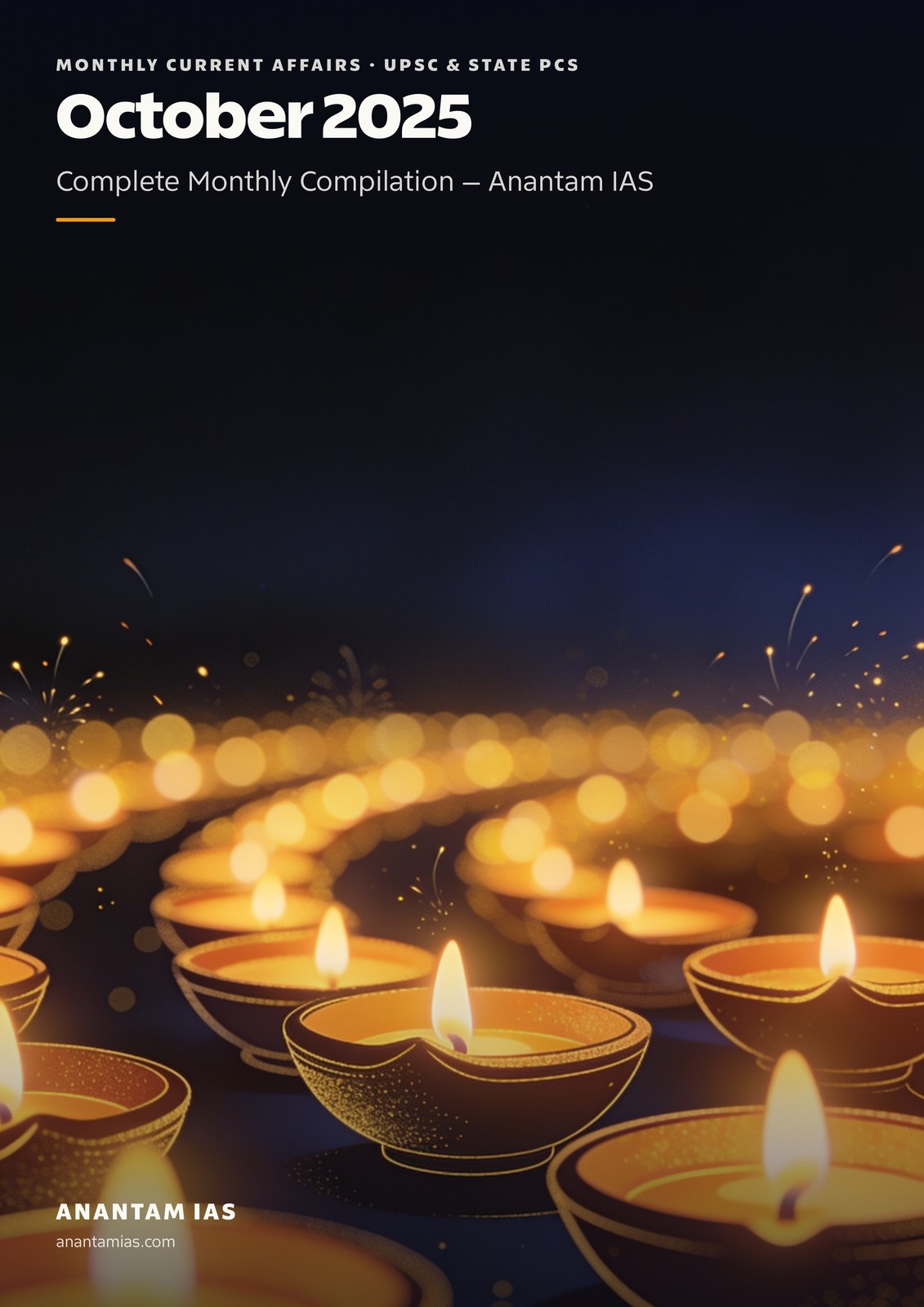 October 2025 Monthly Current Affairs PDF