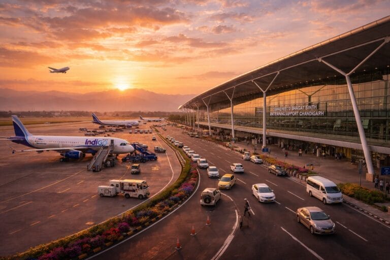 an airport