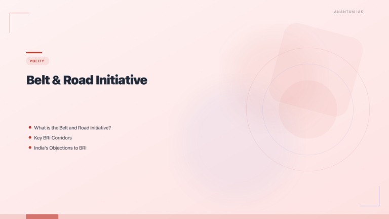 Belt & Road Initiative (BRI): China's Mega-Project & India's Strategic Response featured image