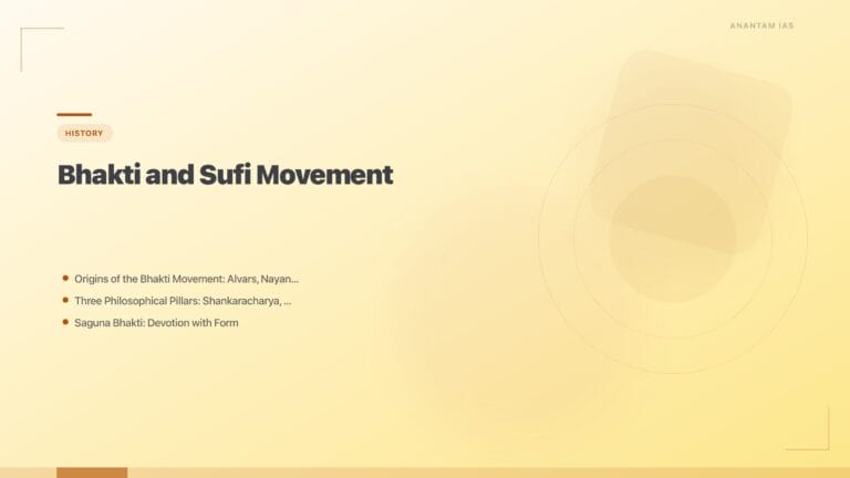 Bhakti and Sufi Movement: Saints, Philosophy & Impact on Indian Society featured image