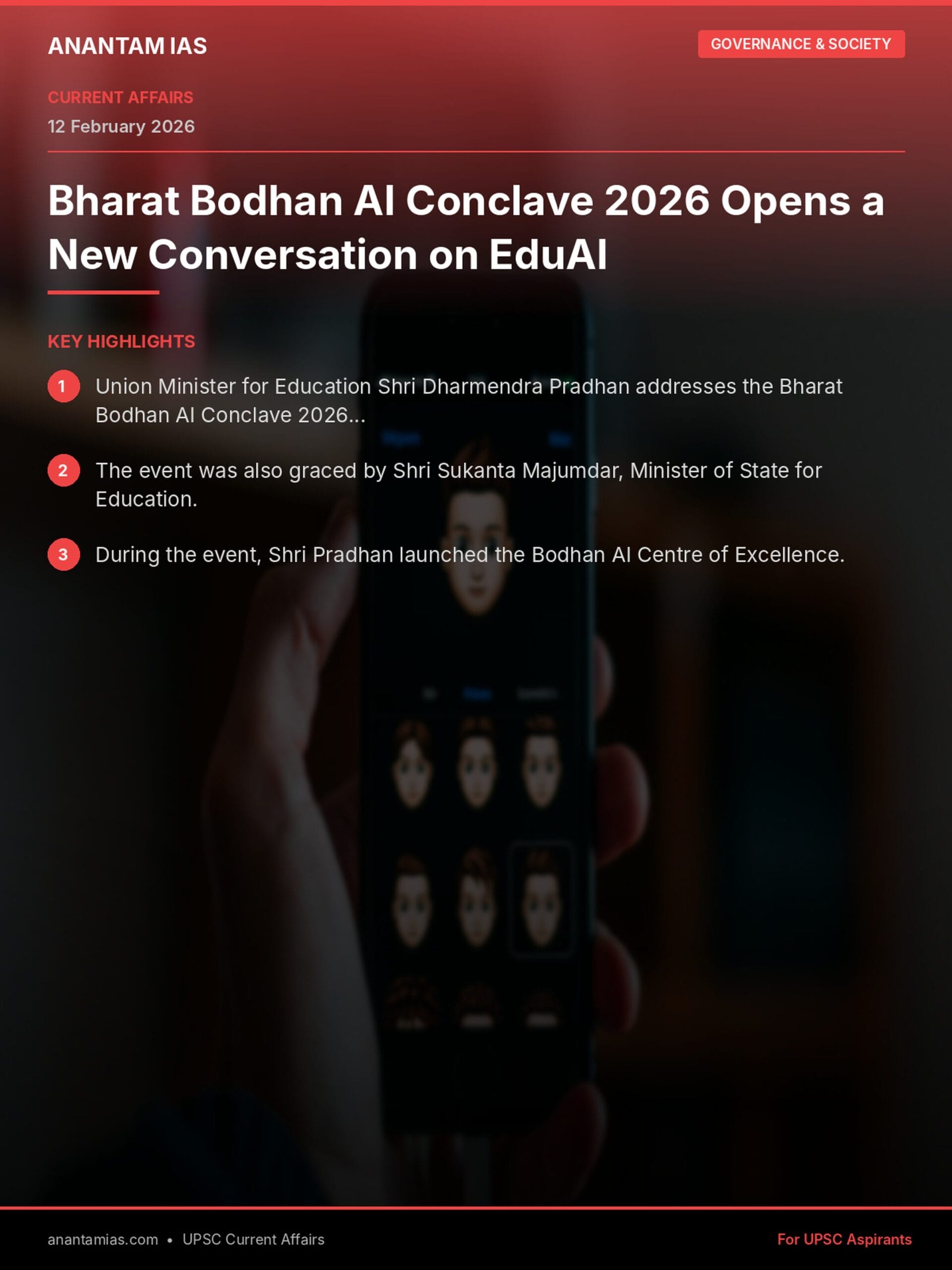 Bharat Bodhan AI Conclave 2026 Opens a New Conversation on EduAI infographic