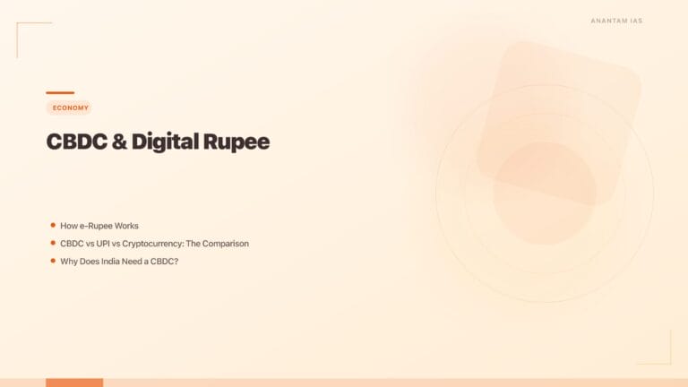 CBDC & Digital Rupee: RBI's Vision for Digital Currency Explained for UPSC featured image