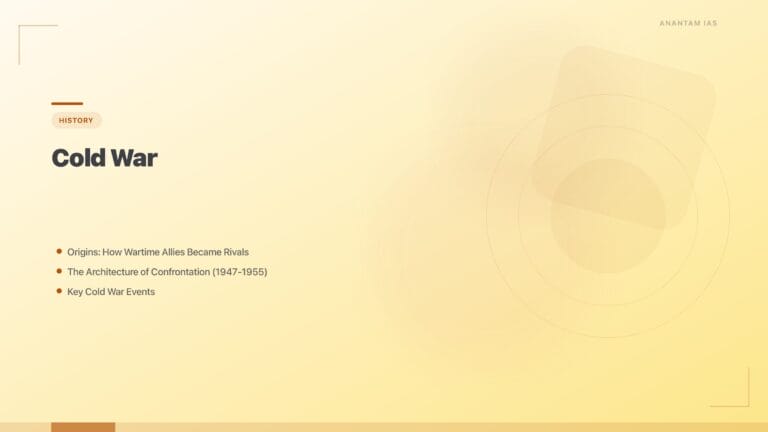 Cold War: Origins, Key Events & End - Complete UPSC Guide featured image