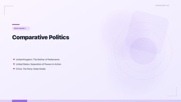 Comparative Politics: UK, US, China, France & Switzerland featured image