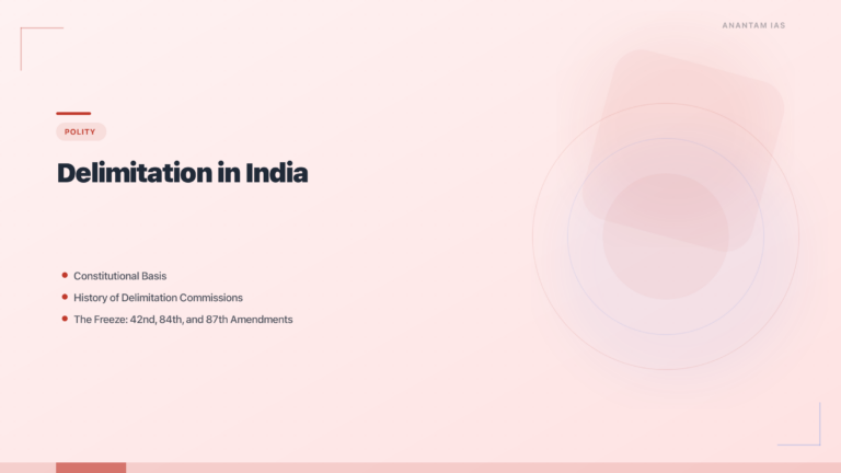 Delimitation in India: Process, Issues & Southern States Debate featured image