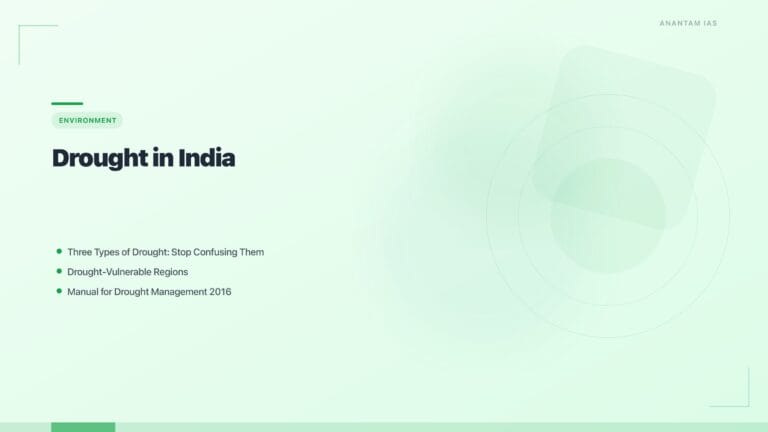 Drought in India: Types, Vulnerable Regions & Response featured image