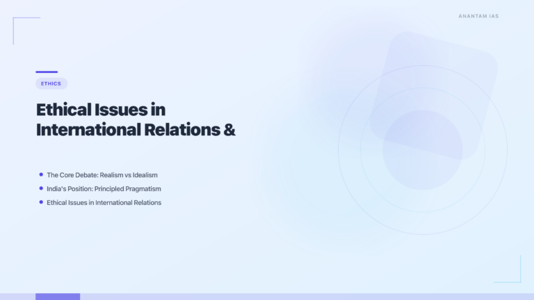 Ethical Issues in International Relations & Corporate Governance featured image