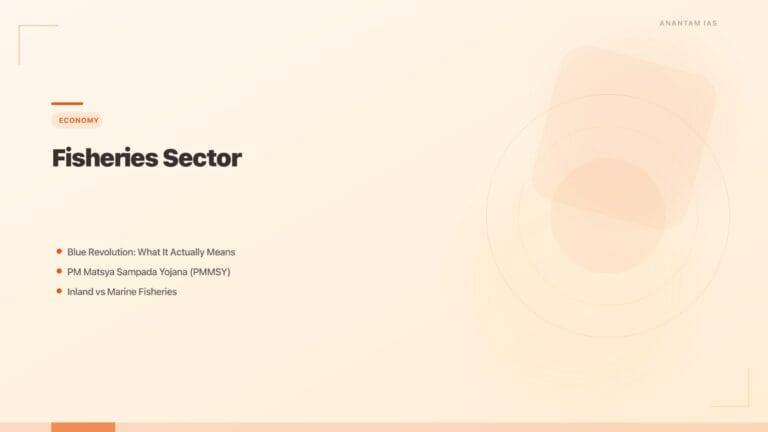 Fisheries Sector: PM Matsya Sampada Yojana & Blue Revolution featured image