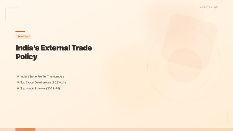 India's External Trade Policy: Current Account, FTAs & EXIM Strategy for UPSC featured image