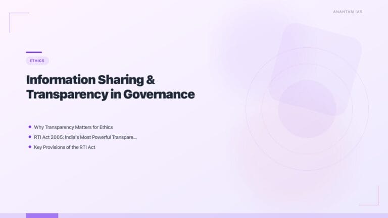 Information Sharing & Transparency in Governance featured image