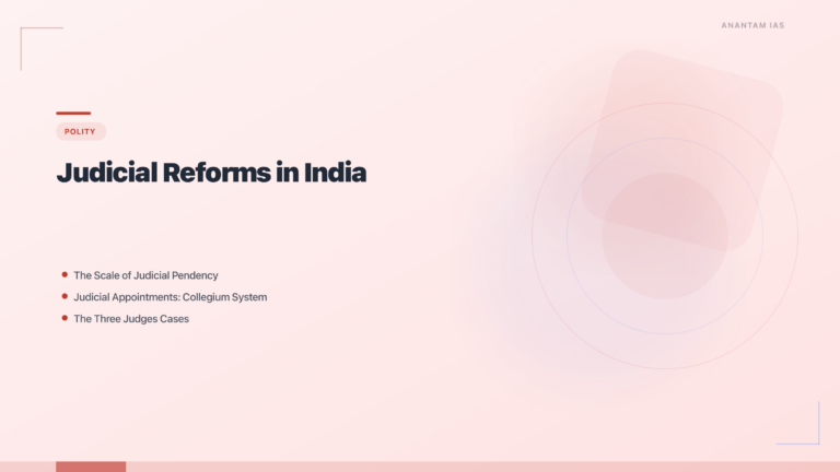 Judicial Reforms in India: Pendency, Appointments, Access to Justice featured image