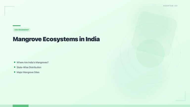 Mangrove Ecosystems in India: Importance, Threats & Conservation featured image