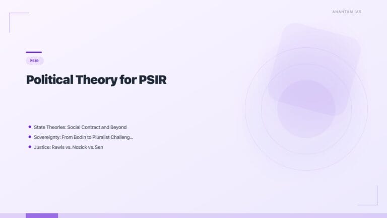 Political Theory for PSIR: State, Sovereignty & Justice featured image