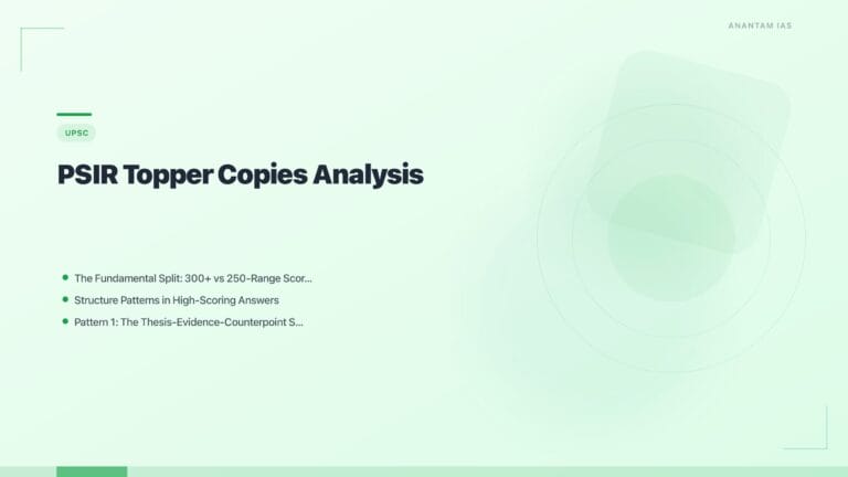 PSIR Topper Copies Analysis: What Top Rankers Write Differently featured image