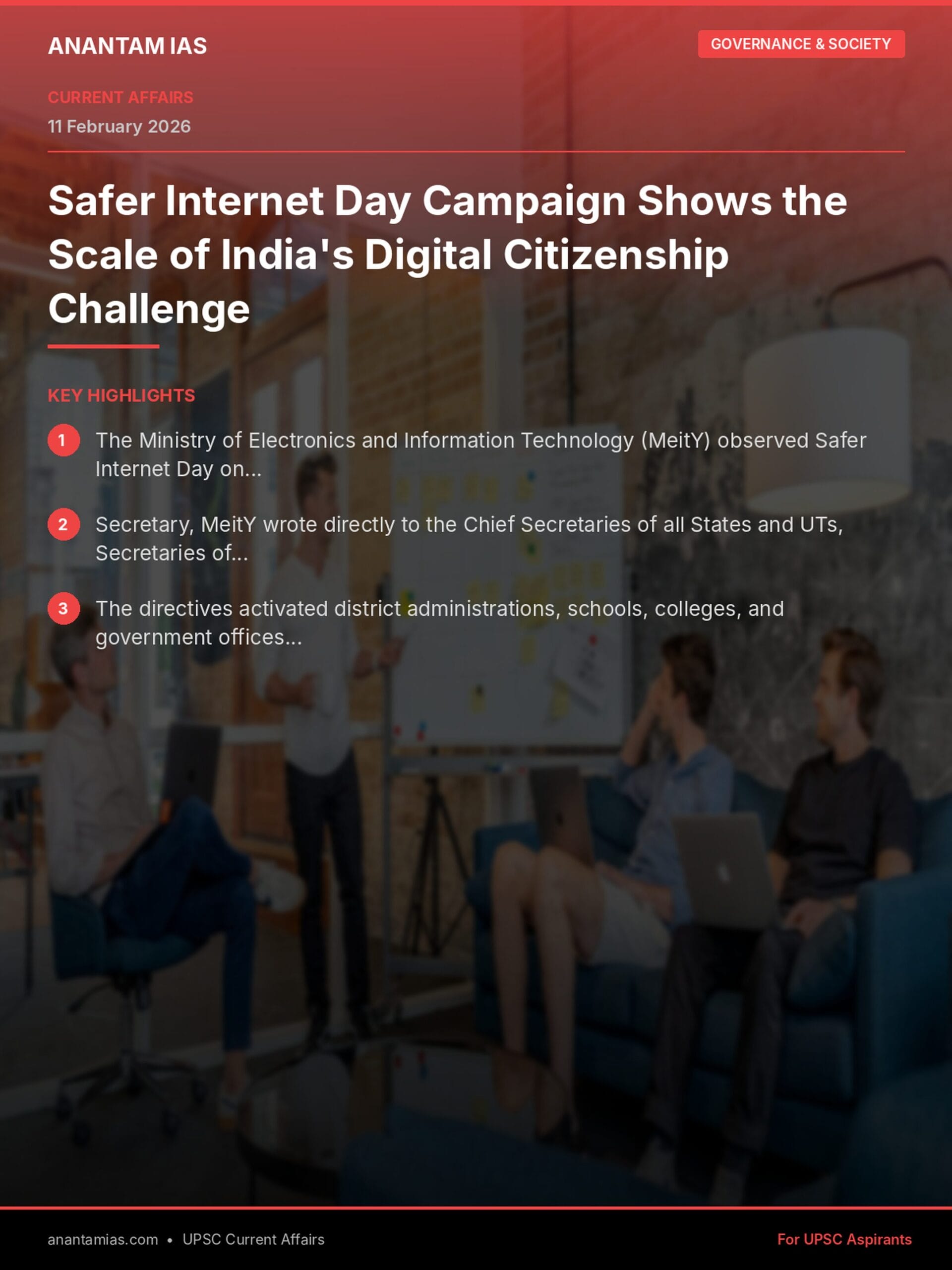 Safer Internet Day Campaign Shows the Scale of India's Digital Citizenship Challenge infographic