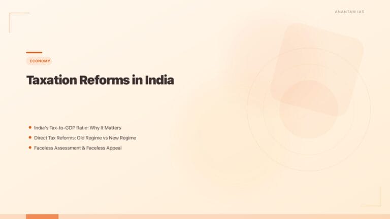 Taxation Reforms in India: Direct Tax Code, Faceless Assessment & GST featured image