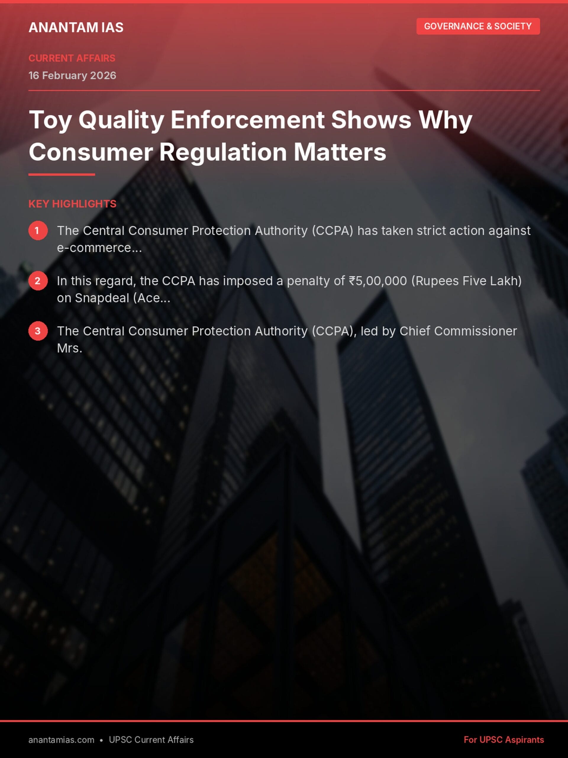 Toy Quality Enforcement Shows Why Consumer Regulation Matters infographic