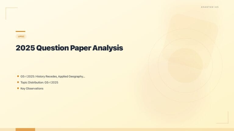UPSC 2025 Mains Question Paper Analysis: GS I to IV Trends & 2026 Strategy featured image