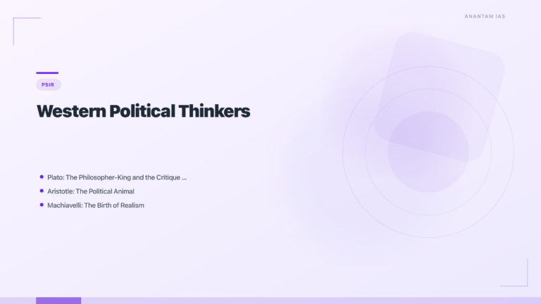 Western Political Thinkers: Plato to Rawls for PSIR featured image