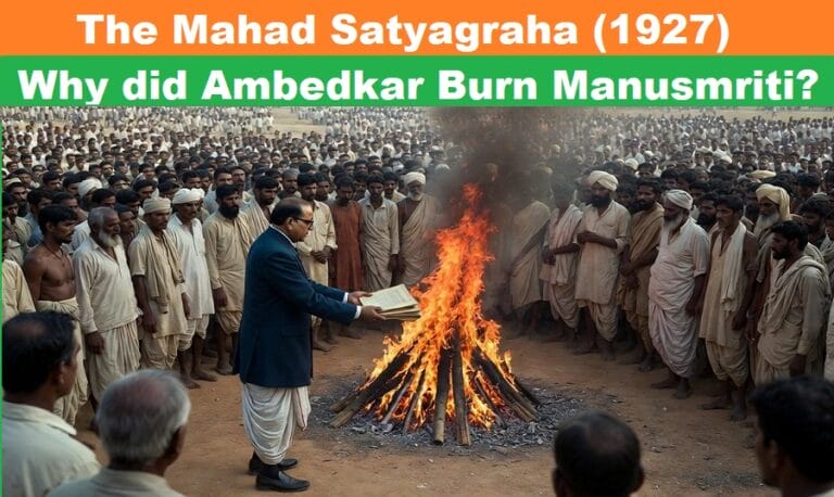 Ambedkar burning manusmriti book 1