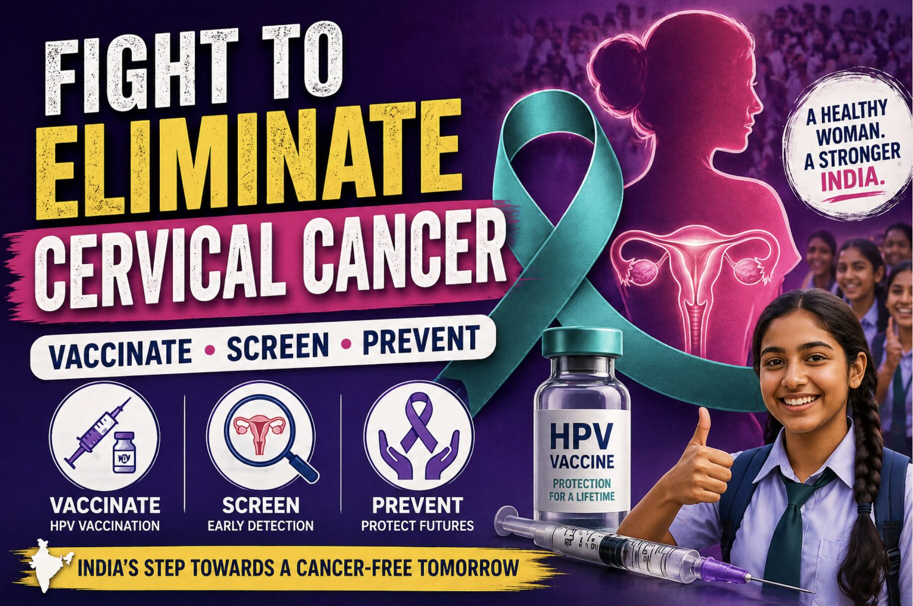 Fight to Eliminate Cervical Cancer - Anantam IAS