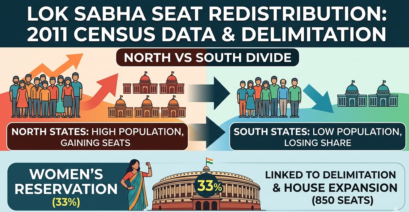 Centre Seeks Inter-State Redistribution of Lok Sabha Seats based on ...