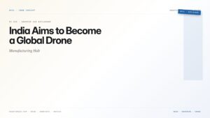 India Aims to Become a Global Drone Manufacturing Hub — featured card for Anantam IAS UPSC guide.