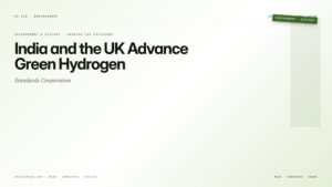India and the UK Advance Green Hydrogen Standards Cooperation — featured card for Anantam IAS UPSC guide.