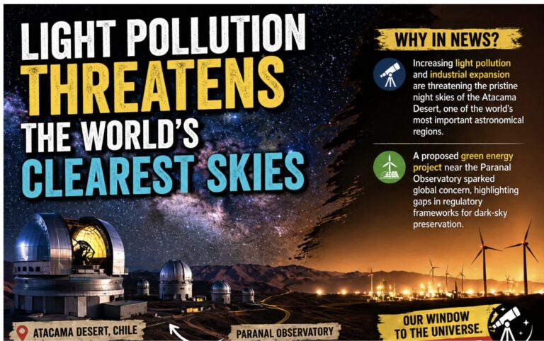 Light Pollution Threatens the World’s Clearest Skies