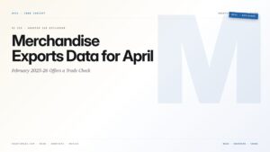 Merchandise Exports Data for April-February 2025-26 Offers a Trade Check — featured card for Anantam IAS UPSC guide.