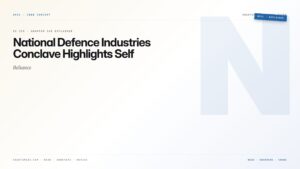 National Defence Industries Conclave Highlights Self-Reliance — featured card for Anantam IAS UPSC guide.