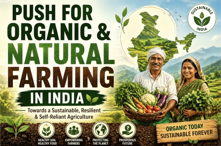 Push for Organic and Natural Farming in India