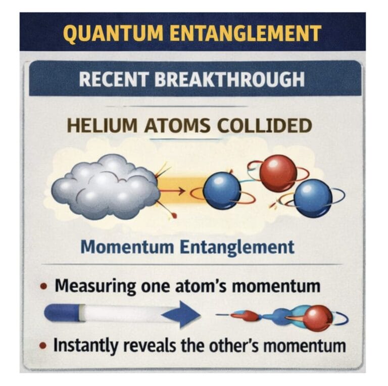 Quantum Entanglement Helium Atoms