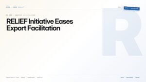 RELIEF Initiative Eases Export Facilitation — featured card for Anantam IAS UPSC guide.