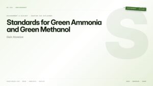 Standards for Green Ammonia and Green Methanol Gain Attention — featured card for Anantam IAS UPSC guide.