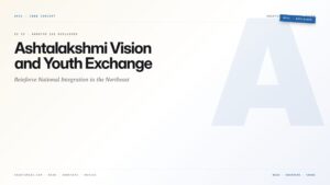 Ashtalakshmi Vision and Youth Exchange Reinforce National Integration in the Northeast — featured card for Anantam IAS UPSC guide.