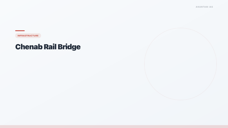 Chenab Rail Bridge: World's Highest Railway Bridge — UPSC Guide - featured image for UPSC preparation