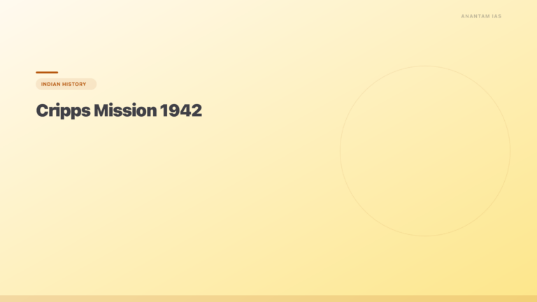 Cripps Mission 1942: Proposals, Failure & UPSC Analysis - featured image for UPSC preparation