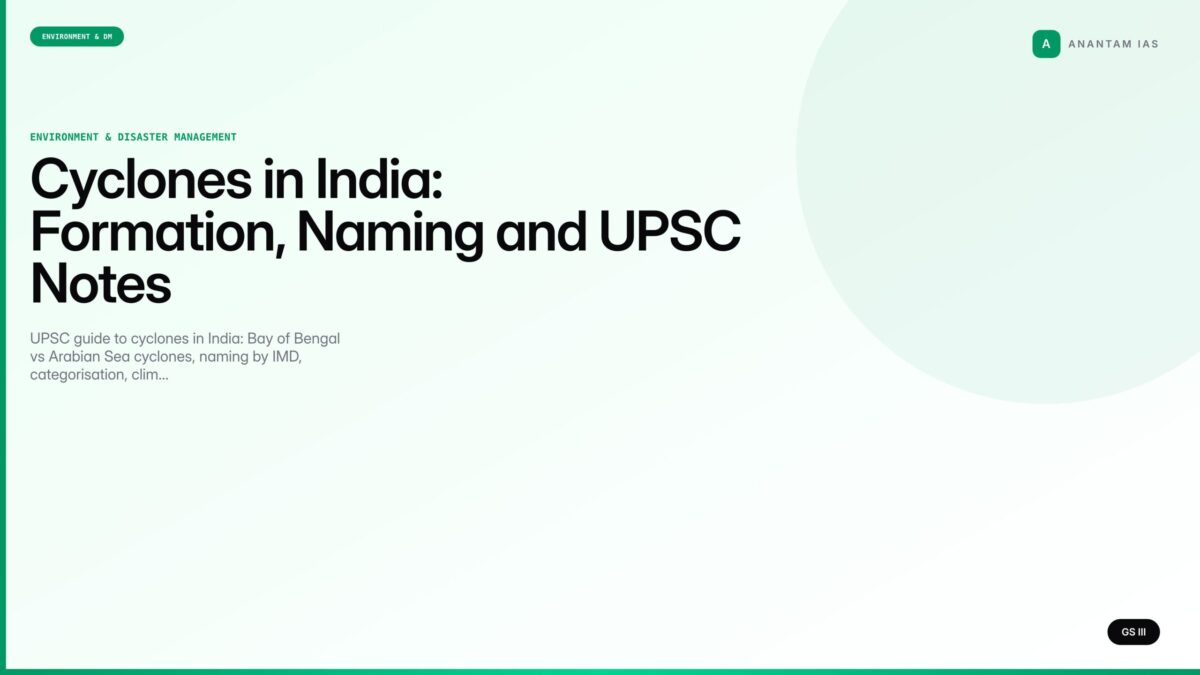 Reading Notes Guide.pdf Cyclones in India: Formation, Naming and UPSC Notes (UPSC Environment ...