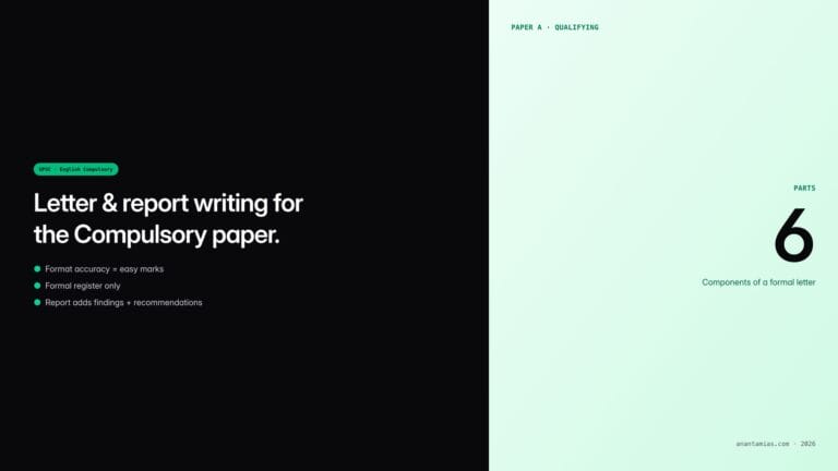 English Compulsory letter writing — UPSC guide featured image