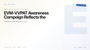 EVM-VVPAT Awareness Campaign Reflects the Institutional Side of Electoral Trust — featured card for Anantam IAS UPSC guide.