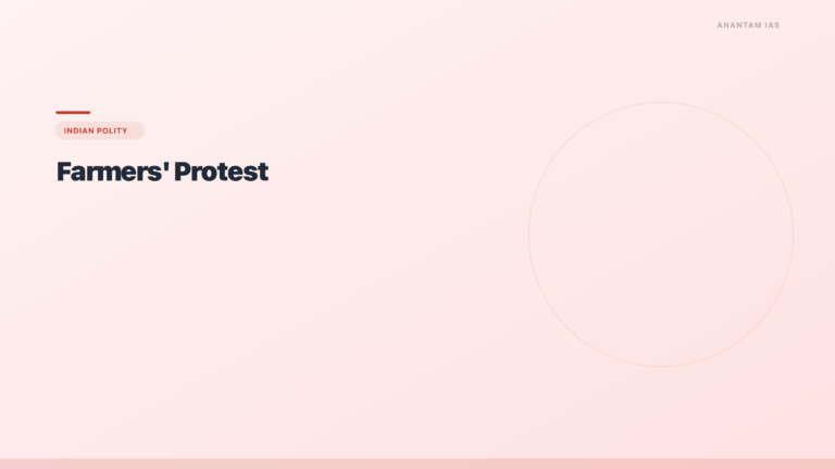 Farmers' Protest (2020–21): Background, Issues & UPSC Analysis - featured image for UPSC preparation