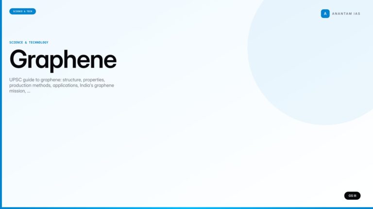 Graphene (UPSC Science & Tech) — UPSC featured image