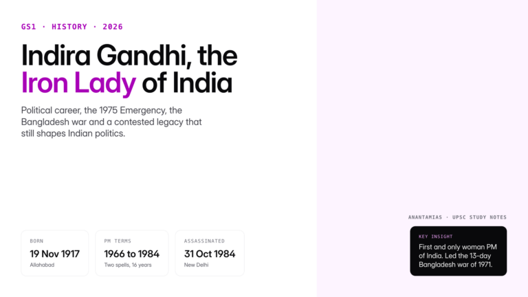 Indira Gandhi biography, political career, the 1975 Emergency, Bangladesh liberation war, bank nationalisation and her l