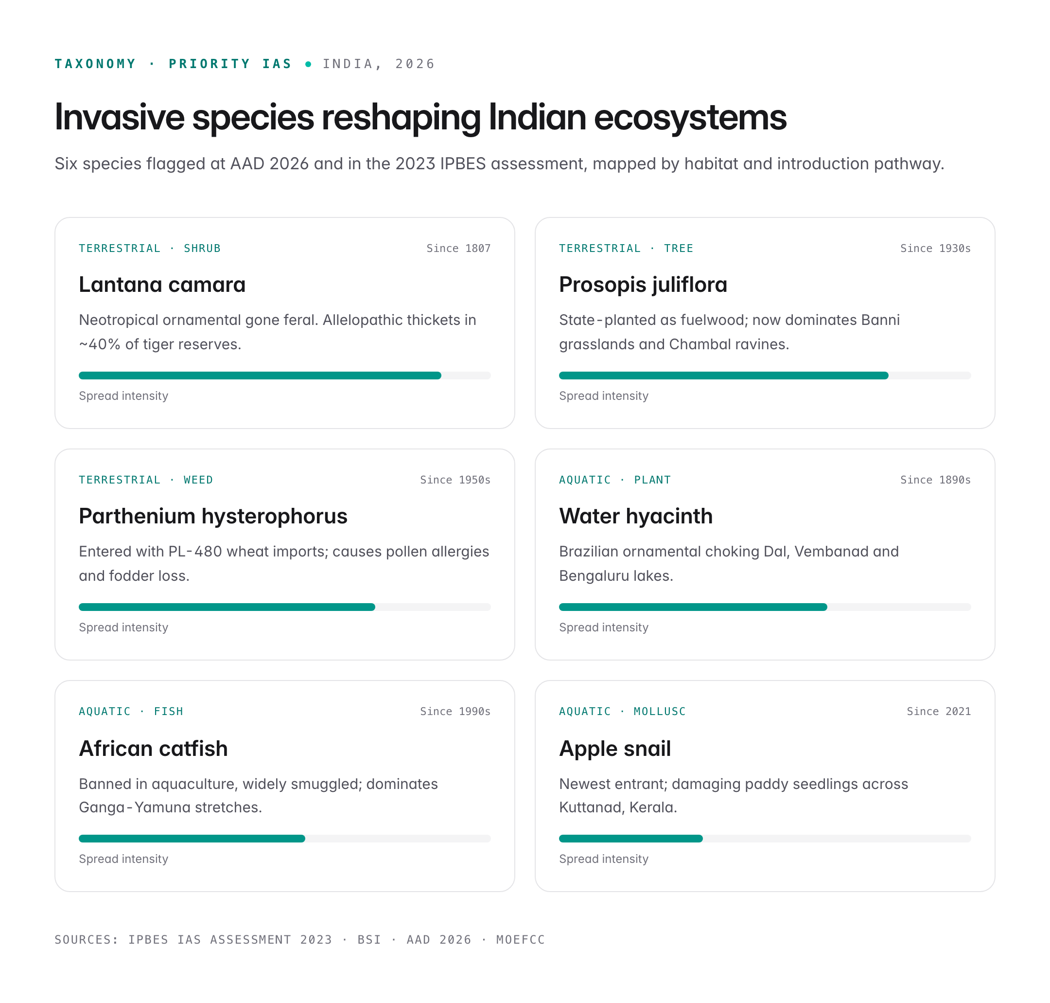 Invasive Species in India: AAD 2026 Flags Lantana, Prosopis as Biggest Threats