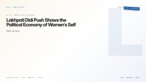 Lakhpati Didi Push Shows the Political Economy of Women's Self-Help Groups — featured card for Anantam IAS UPSC guide.