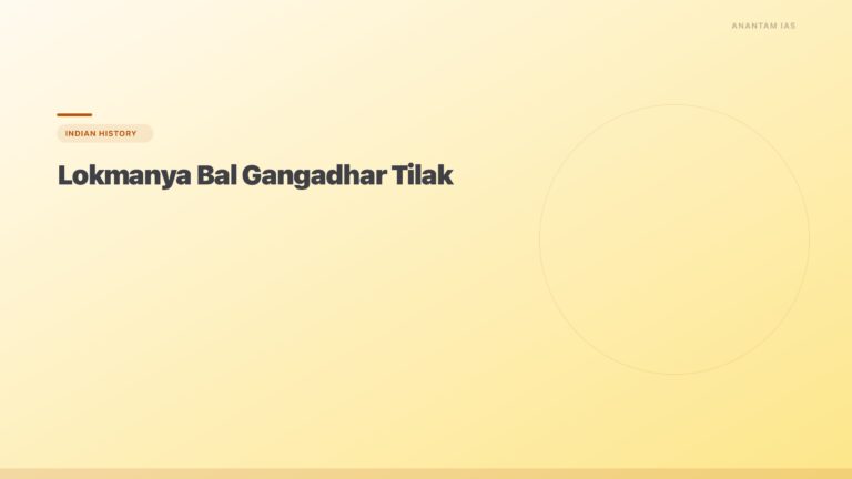 Lokmanya Bal Gangadhar Tilak: Father of Indian Unrest — Biography - featured image for UPSC preparation