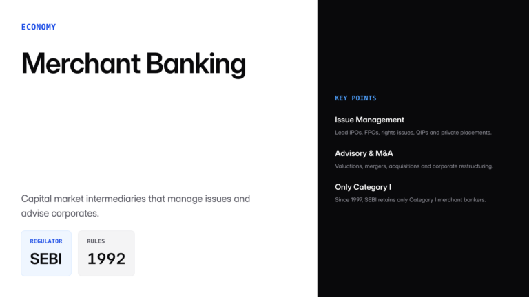 merchant banking — UPSC study guide featured image