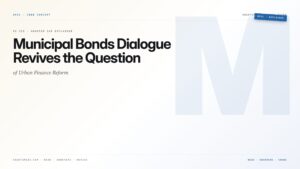 Municipal Bonds Dialogue Revives the Question of Urban Finance Reform — featured card for Anantam IAS UPSC guide.